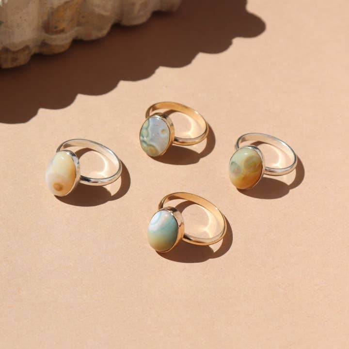 Sea Blossom Ring for wholesale by Token Jewelry