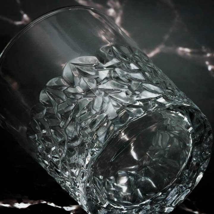 Sostraw & SmartThings - Wholesale Cocktail/Liquor Glass - Japanese Glass - Gift Box + Granite Ice Cubes + Coaster |3294