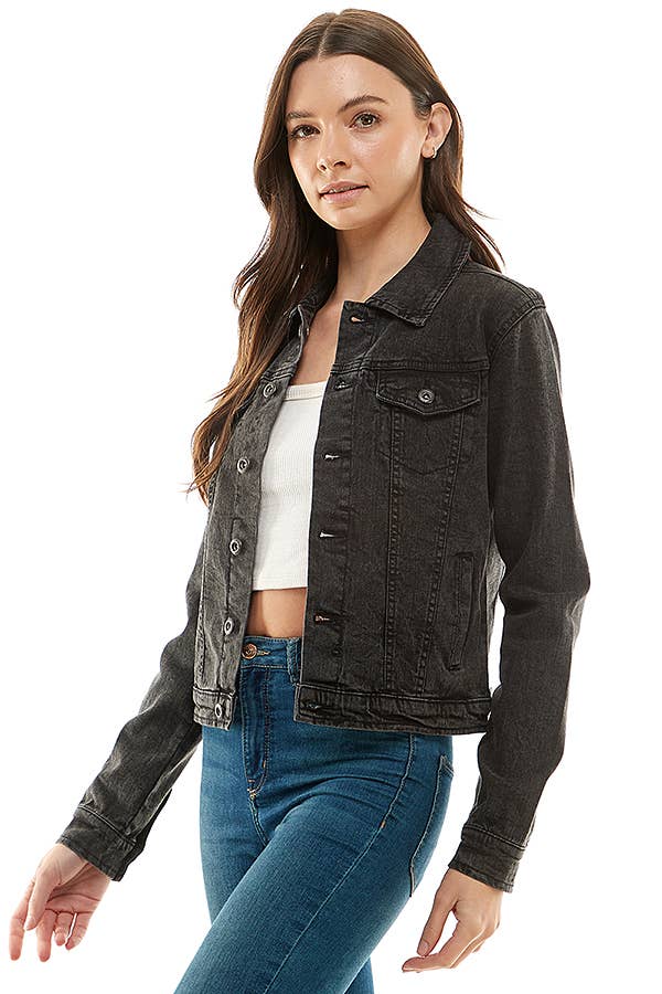 patrol jeans - Wholesale Denim Jacket - Women's - Stretched  Ladies  Casual Denim Jacket1