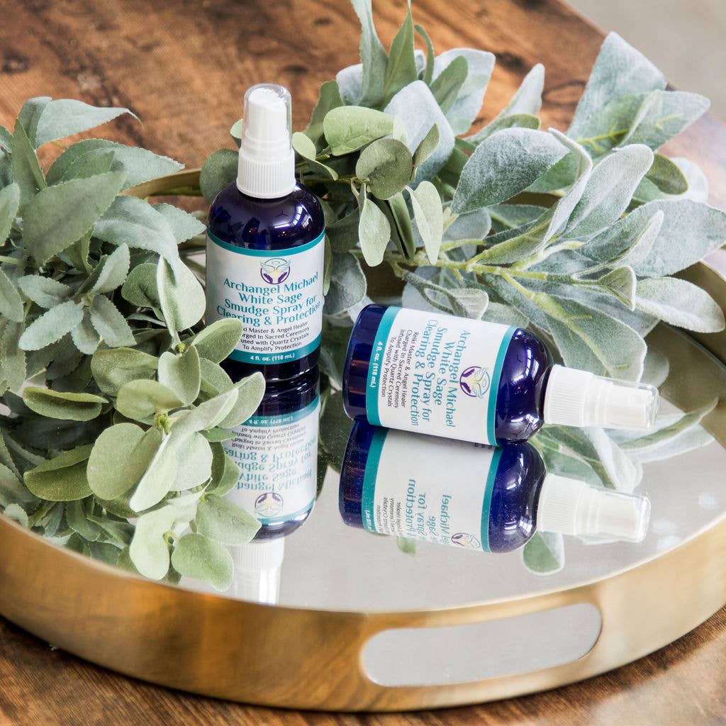 Heal the Masses - Wholesale Smudge Spray - Archangel Michael White Sage Smudge Spray for Clearing and Protection3