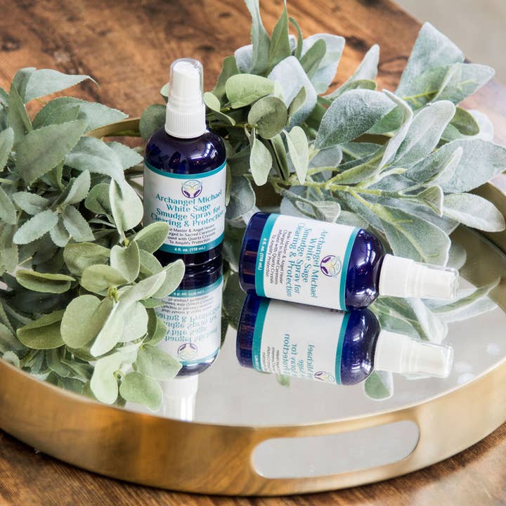 Heal the Masses - Wholesale Smudge Spray - Archangel Michael White Sage Smudge Spray for Clearing and Protection3