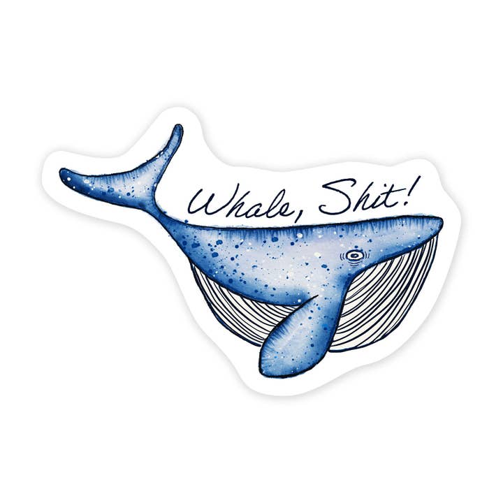 Nice Enough Stickers - Wholesale Sticker - Whale Shit - Mini Sticker