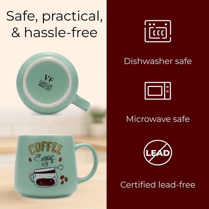 Vin Fresco - Wholesale Coffee Mug - Vin Fresco 12 oz Ceramic Coffee Mug11