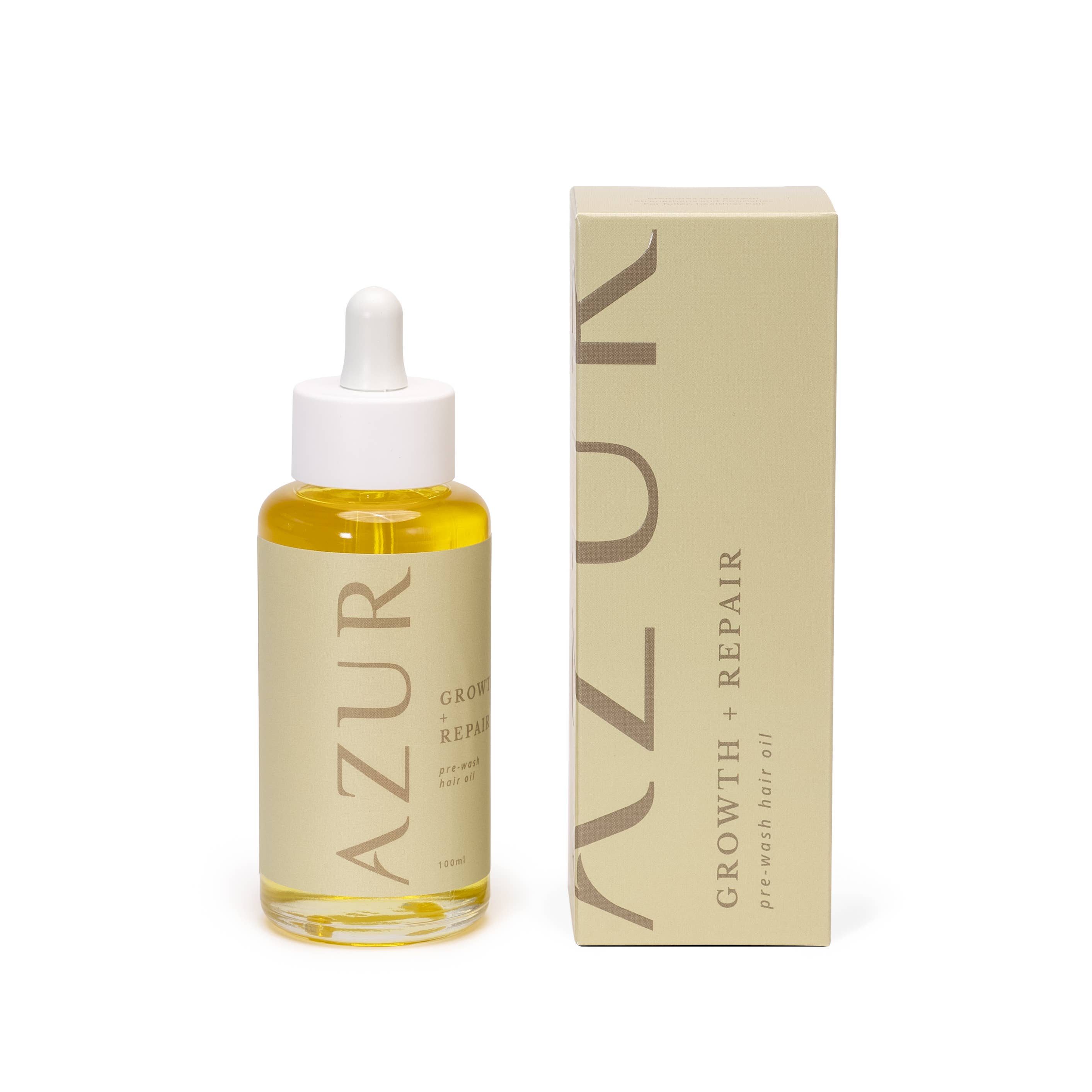 Azur Natural Bodycare BV - Wholesale Hair Oil - GROWTH & REPAIR Pre-wash Hair Serum | 100% Natural