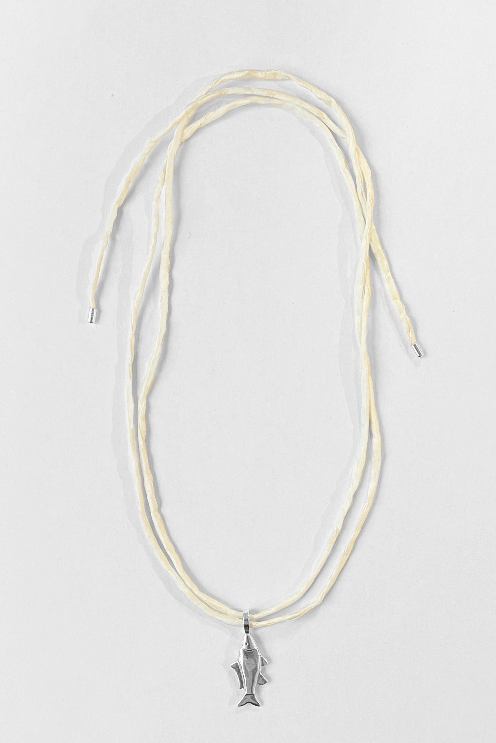 Kara Yoo - Wholesale Pendant/Charm Necklace - Lucky Fish on Raw Silk3