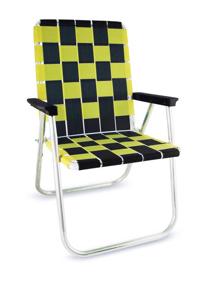 Black & Yellow Classic Chair for wholesale by Lawn Chair USA