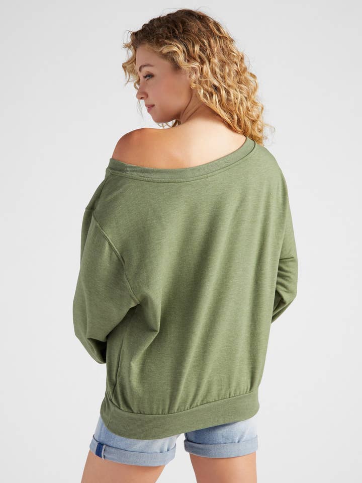 Seventy Eight and Sunny (SEAS) - Wholesale Sweatshirt - Women's - Brooksville One Shoulder Sweatshirt47
