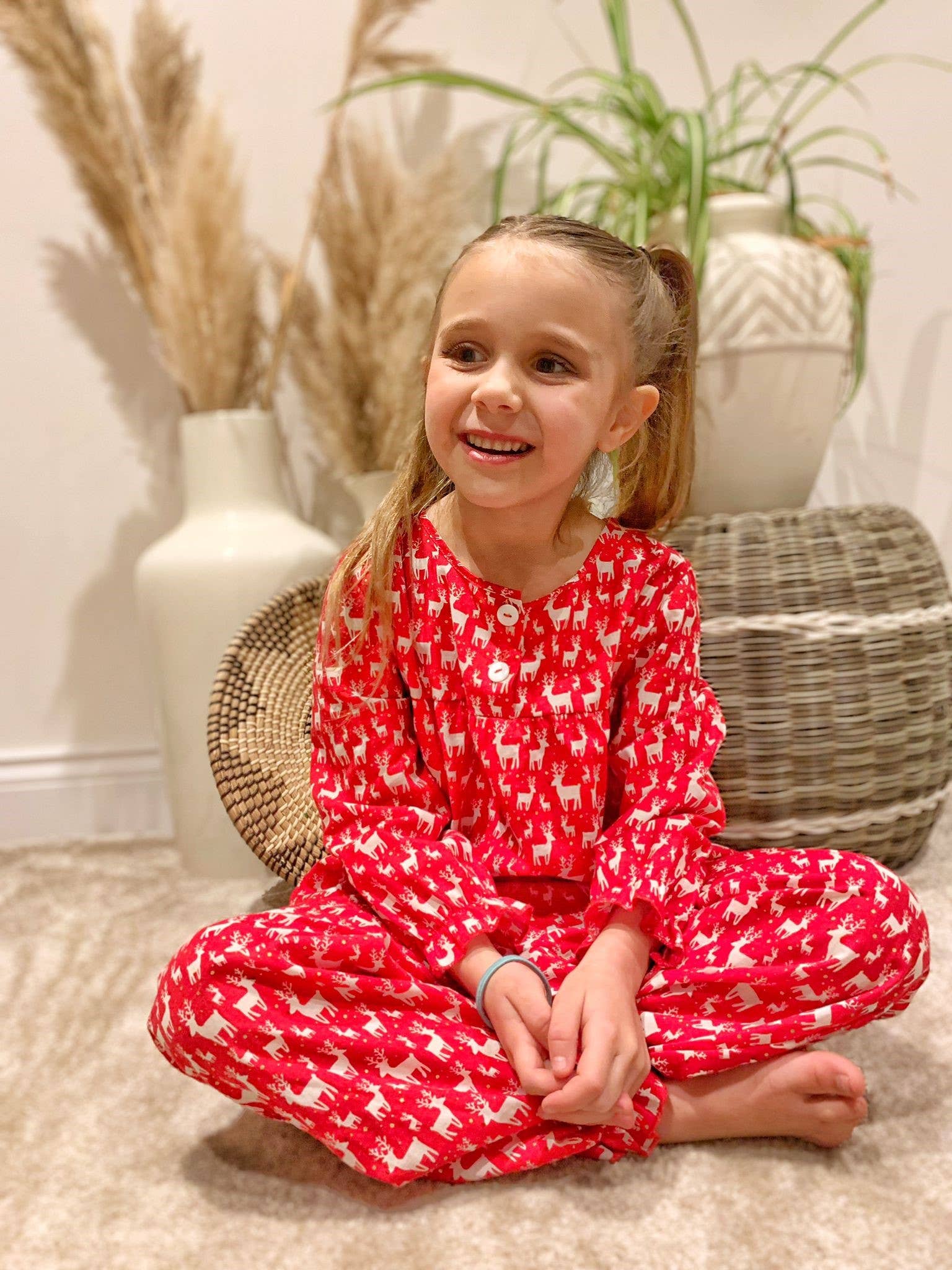 Fox In A Box – wholesale Pyjamasset - Barn – Ruby Reindeer pyjamaset för flickor0