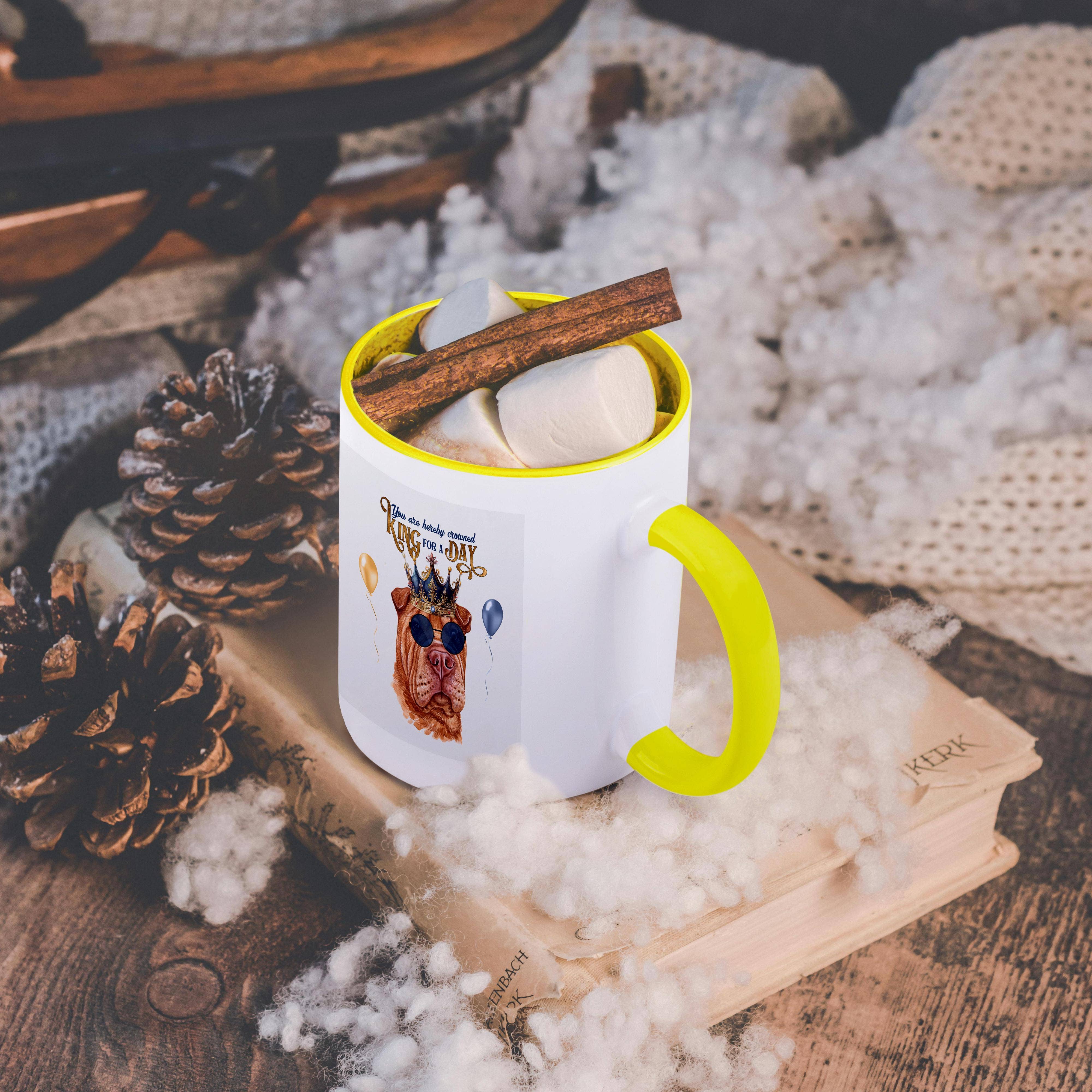 3dRose - Wholesale Coffee Mug - 3dRose, Shar Pei in a Crown and Sunglasses for Dads King of the Day Theme, Mug5