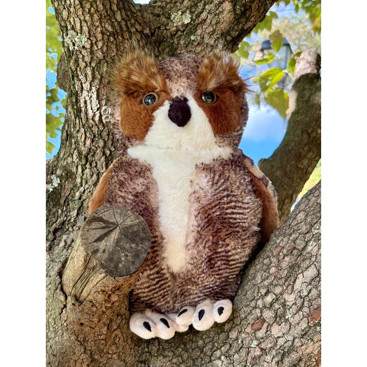 The Petting Zoo - Wholesale Stuffed/Plush Toy - Kids & Baby - 12" (30cm) Wild Onez Horned Owl2