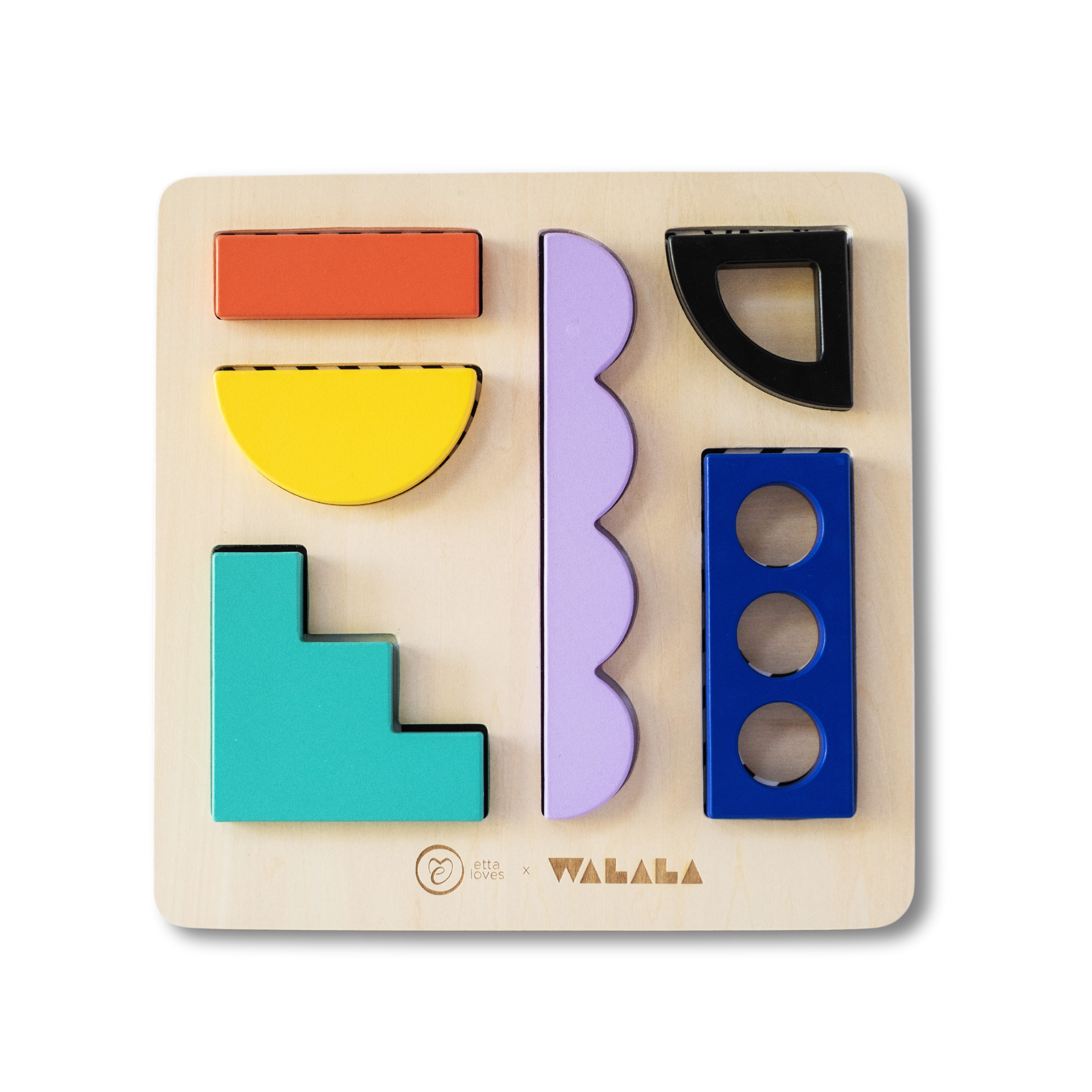 Etta Loves USA - Wholesale Puzzle - Kids - WOODEN PUZZLE BOARD - ETTA LOVES X WALALA STUDIO2