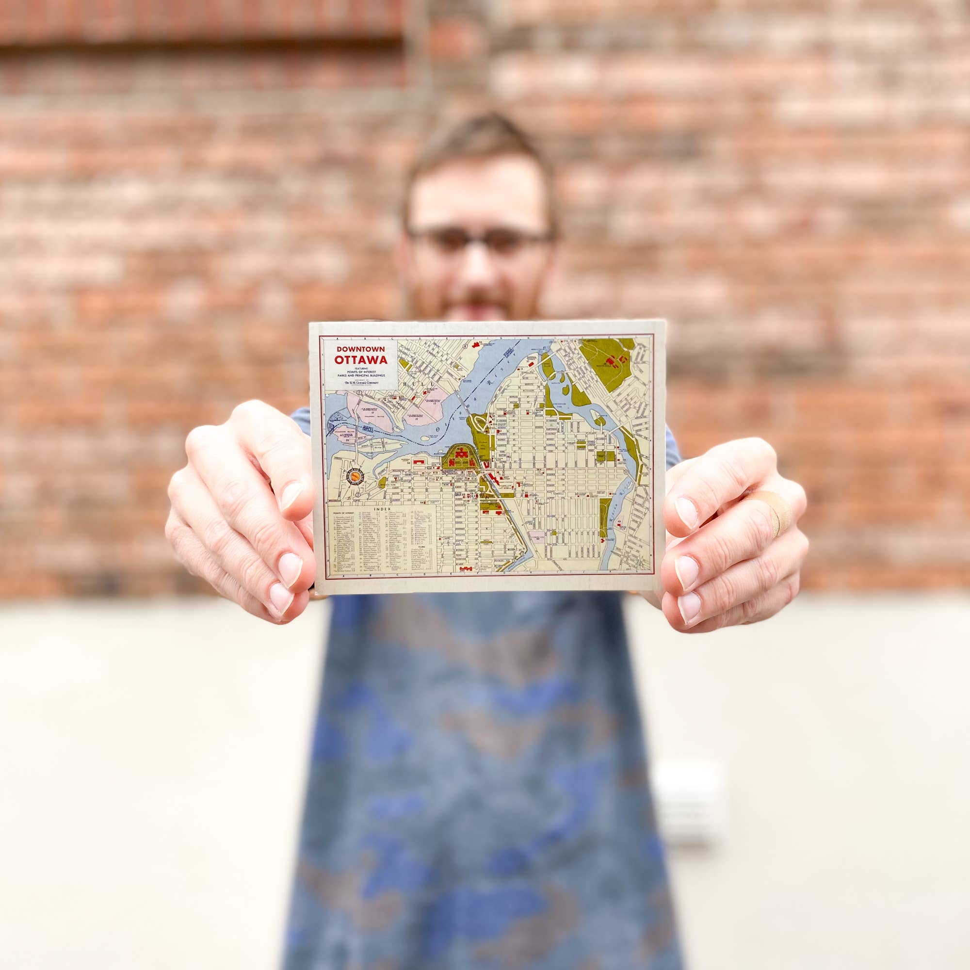 Sadie & June – wholesale Vykort – Personligt vykort med vintagekarta10