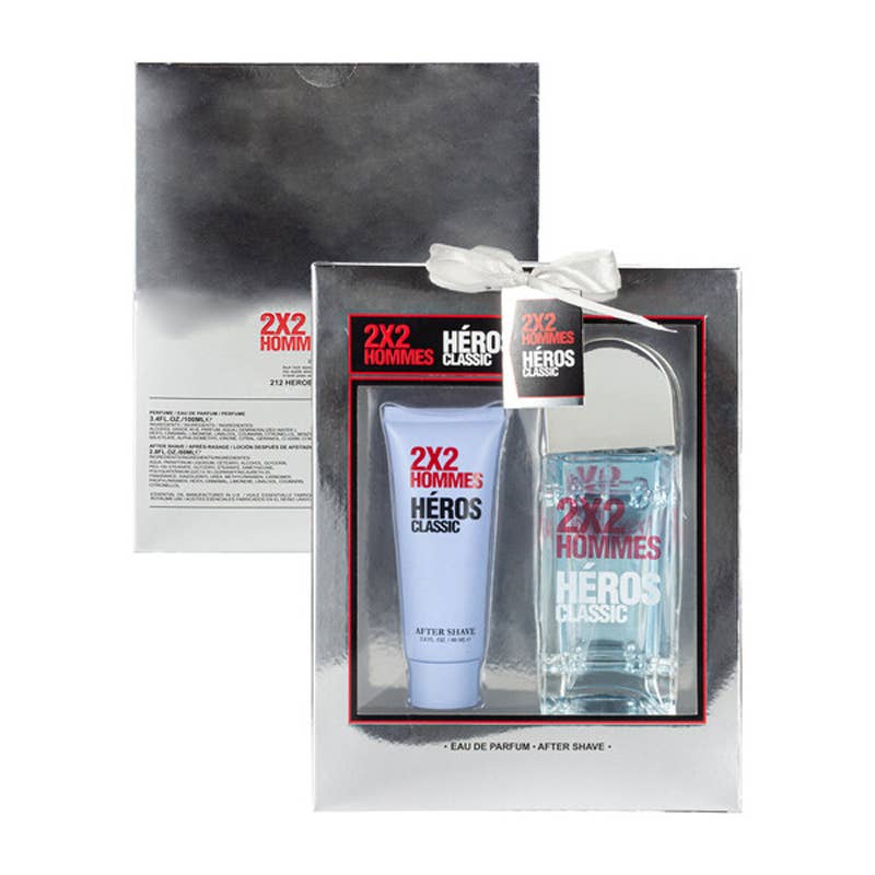 Deluxe Import Trading - Wholesale Cologne Spray - Men's 2pc Gift Set HOMMES HEROS Cologne & After Shave