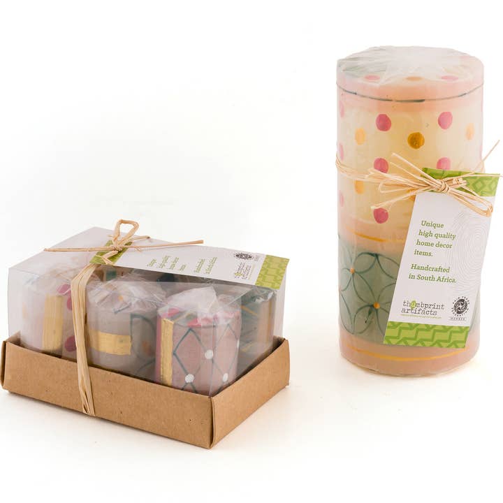 Thumbprint Artifacts - Wholesale Tapered Candle/Candlestick - Delight Candle8