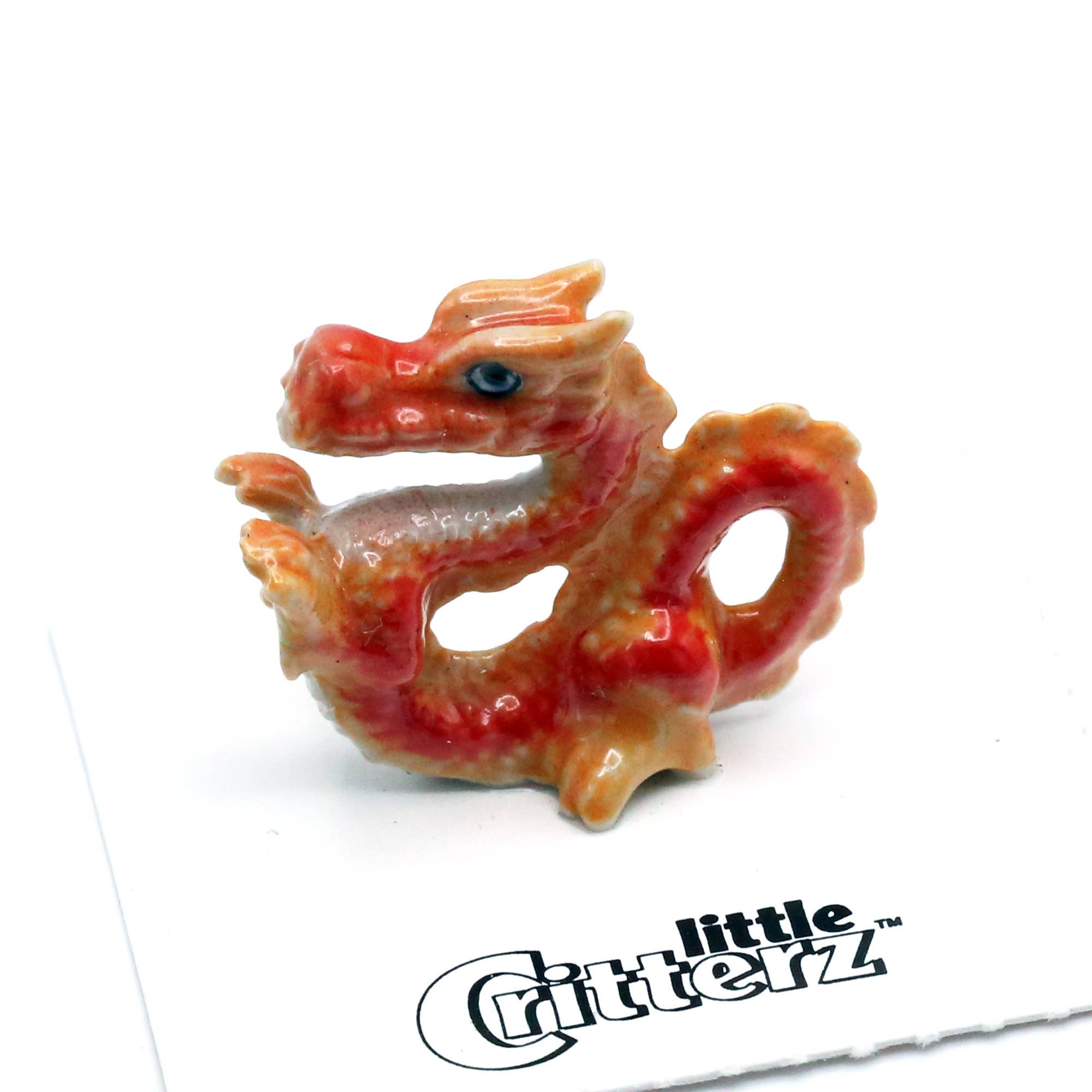 Little Critterz – Großhandel Dekofigur – Viel Glück Drache Porzellan Miniatur