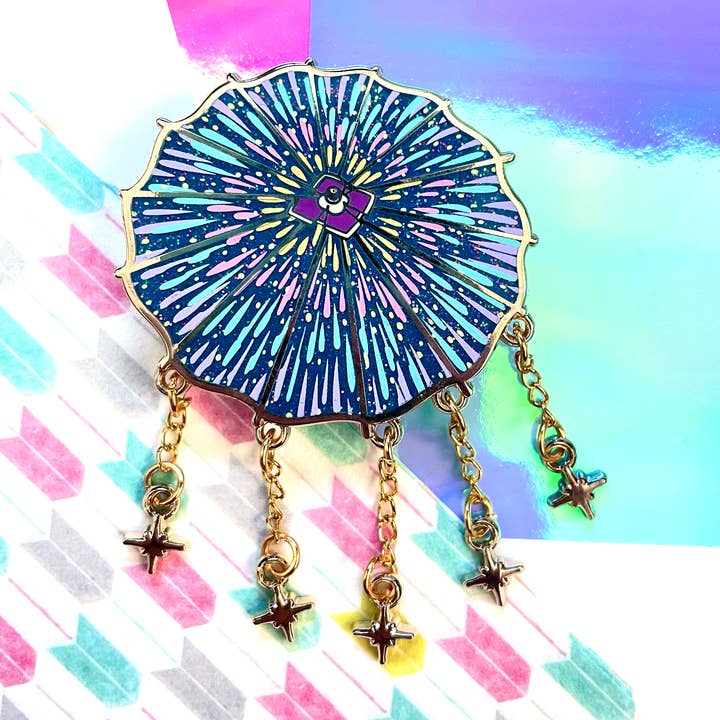 Hanabi • Japanska fyrverkerier Parasol Emaljstift för wholesale av Shishido Creative