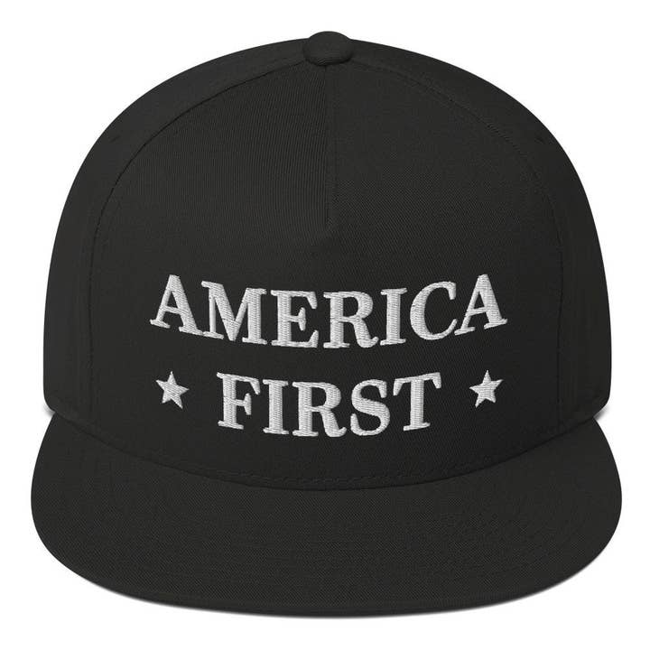 Casquette Snapback Pro America avec broderie patriotique pour la vente par PositiveParty