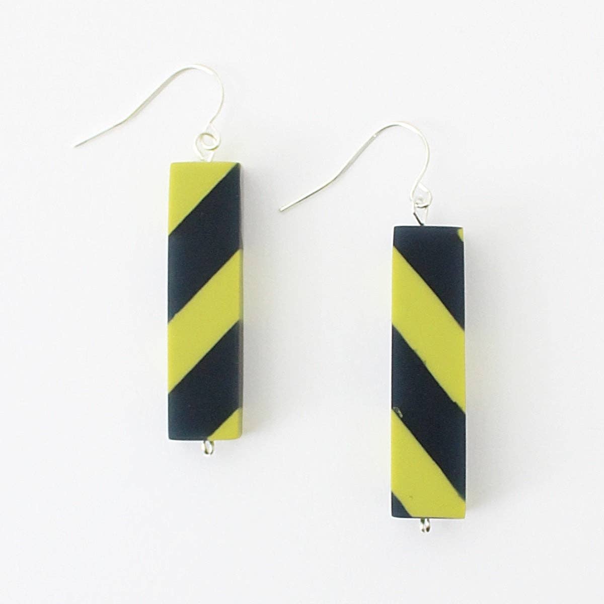 Sylca Designs - Wholesale Dangle Earrings - Navy and Lime Leah Earrings0