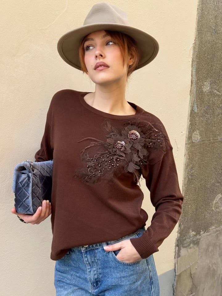 suéter elegante para venta al por mayor de sole