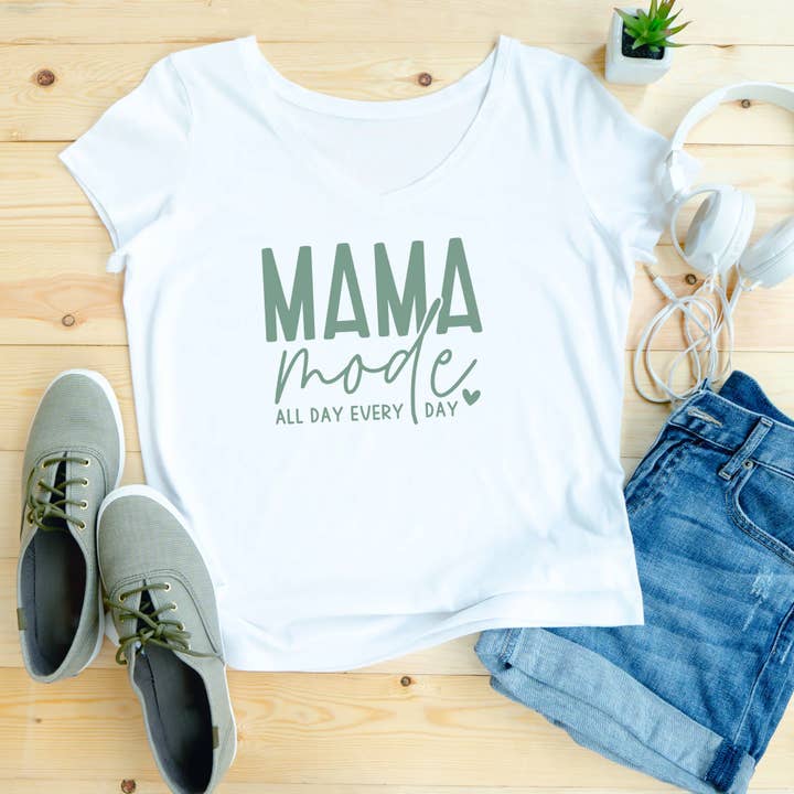 Svg OnDemand - Wholesale Screen Printed T-Shirt - Unisex - Mama Mode