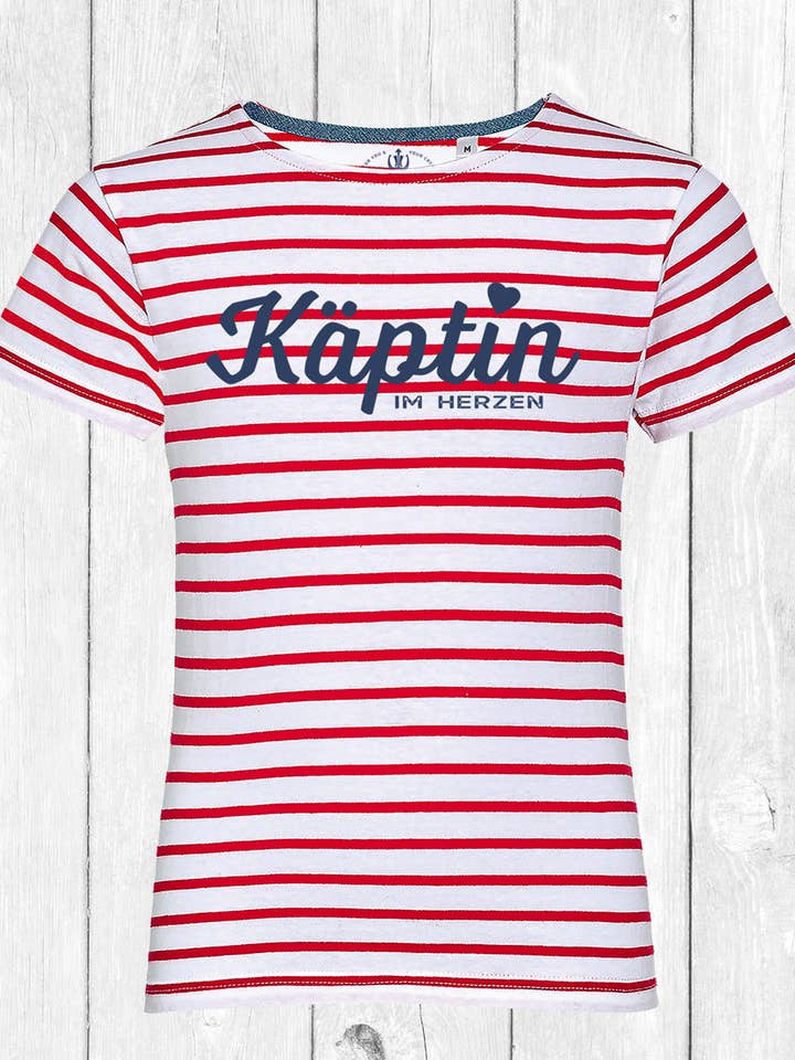 Children's Maxi shirt “CAPTAIN” — RED/WHITE for wholesale by SEEKRAFT