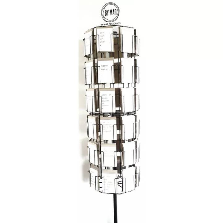 Complete card spinner including 960 postcards for wholesale by By Mar Postcards