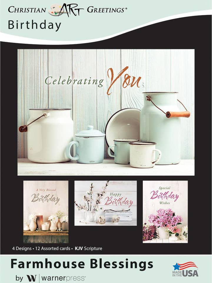 Boxed Cards - Birthday - Farmhouse Blessings for wholesale by Warner Press