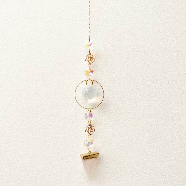 Byond the Looking Glass Gems - Wholesale Suncatcher - Wild Rose Suncatcher