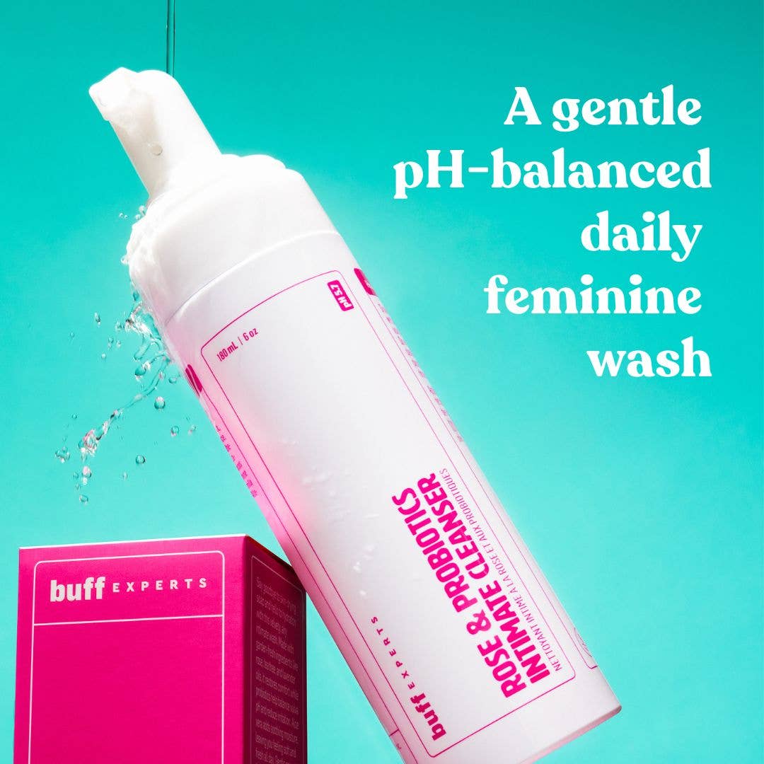 Buff Experts - 🇨🇦 - Wholesale Intimate Cleanser/Wipe - Rose & Probiotics Intimate Cleanser -  Daily Feminine Wash2
