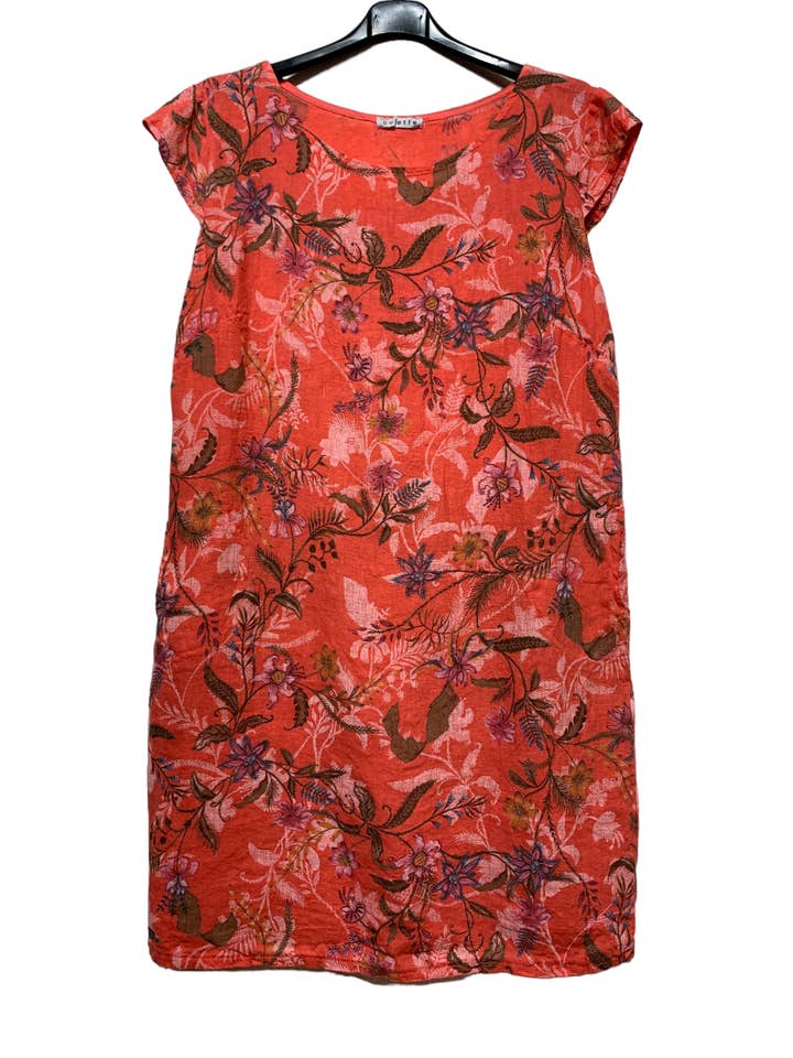 LINEN & COTTON HOUSE - Wholesale Dress - Women's - 53189 FLOWER DRESS14