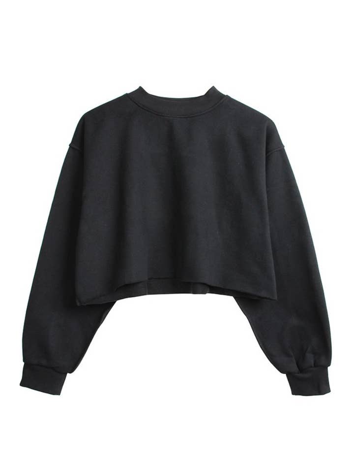 Miss Sparkling - Wholesale Sweatshirt - Women's - Crop Top Sweatshirt