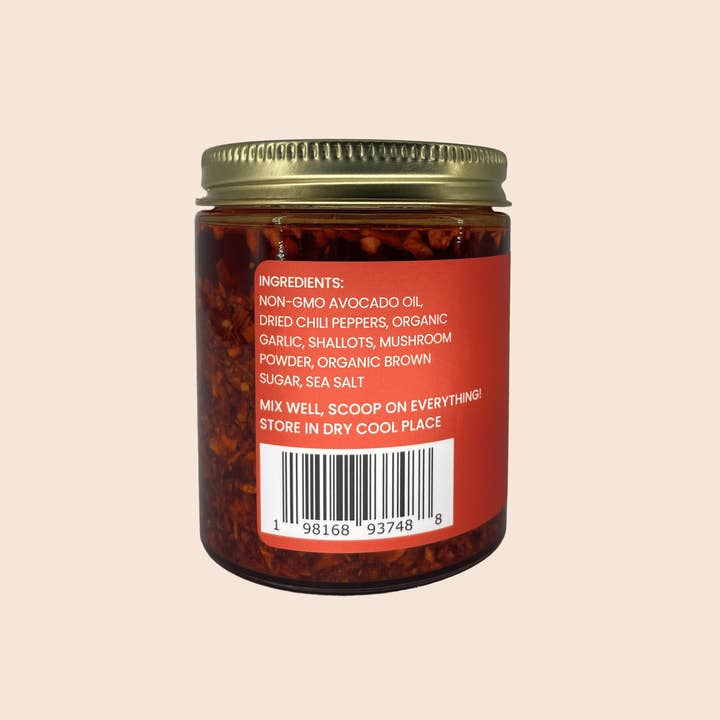 Crispy Ho - Wholesale Chili Paste - Crispy Ho Chili Crunch (Original 6 oz Jar)