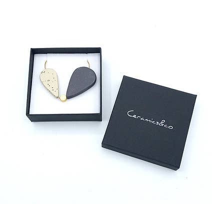 Cerámics & co - Wholesale Halskettinghanger - Ketting „Duo Gres”, Designer ketting, keramische ketting.1