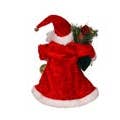 Kurt S. Adler, Inc. - Wholesale Tree Topper - 12" CUL FIBROPTC LED SANTA TREE TOPPER