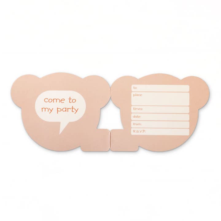 Hatton Gate - Wholesale Uitnodigingen - Teddy Bear Party Uitnodigingen 8 kaarten met enveloppen2