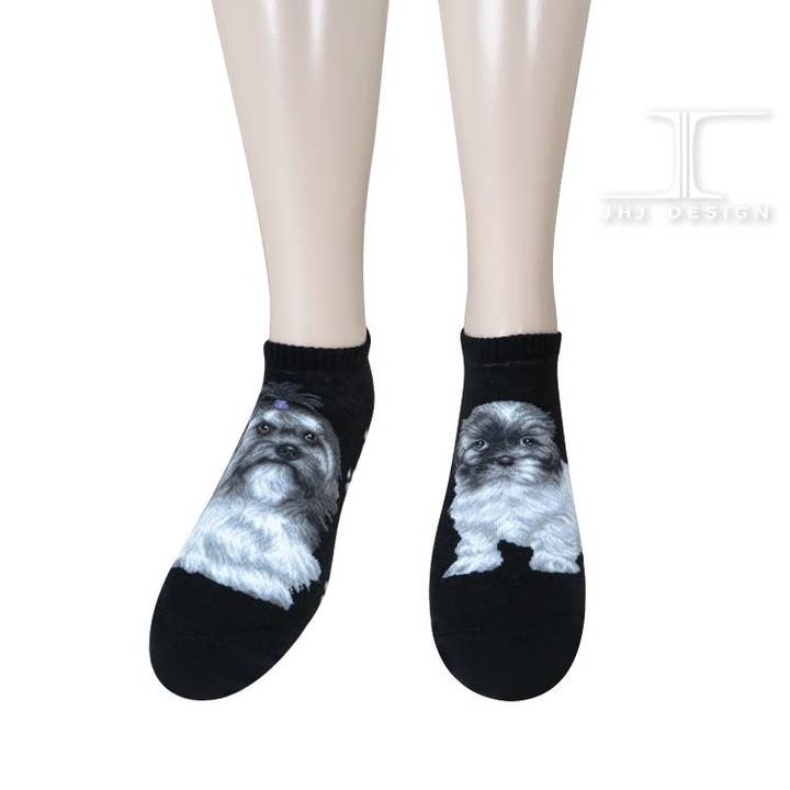 JHJ International Company Limited - Wholesale Socks - Men's - Dogs Ankles - Shih Tzu Men Size3
