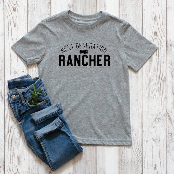 T-shirt Next Generation Rancher pour enfants pour la vente par MidWest Tees