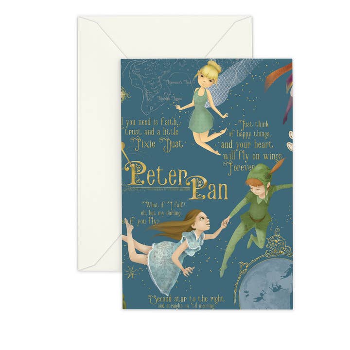 Peter Pan wenskaart voor wholesale door Kartos