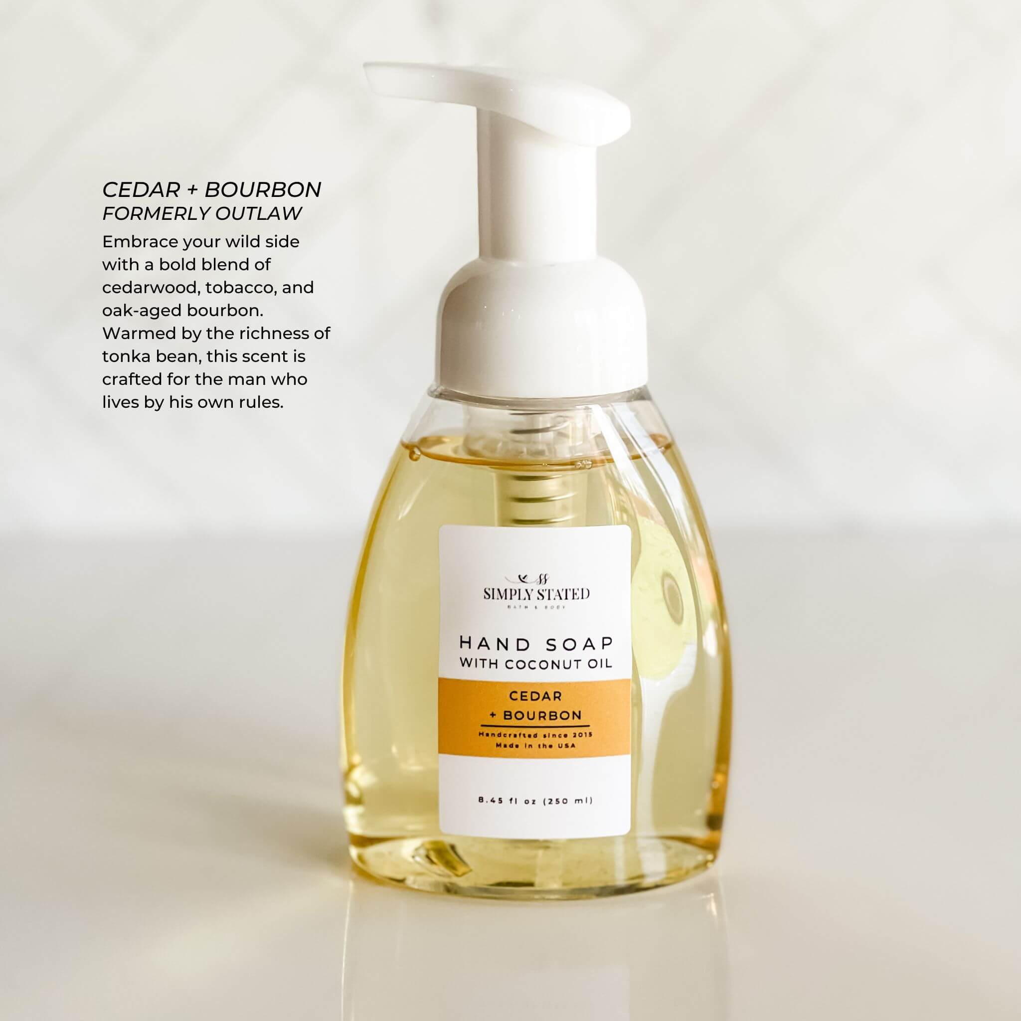 Simply Stated Bath & Body - Wholesale Hand Soap/Wash - Men’s Foaming Hand Soap - Masculine Scents2