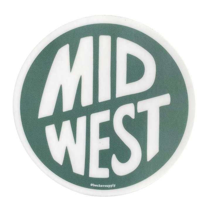 Midwest Sticker - Green for wholesale by Becker Supply Co