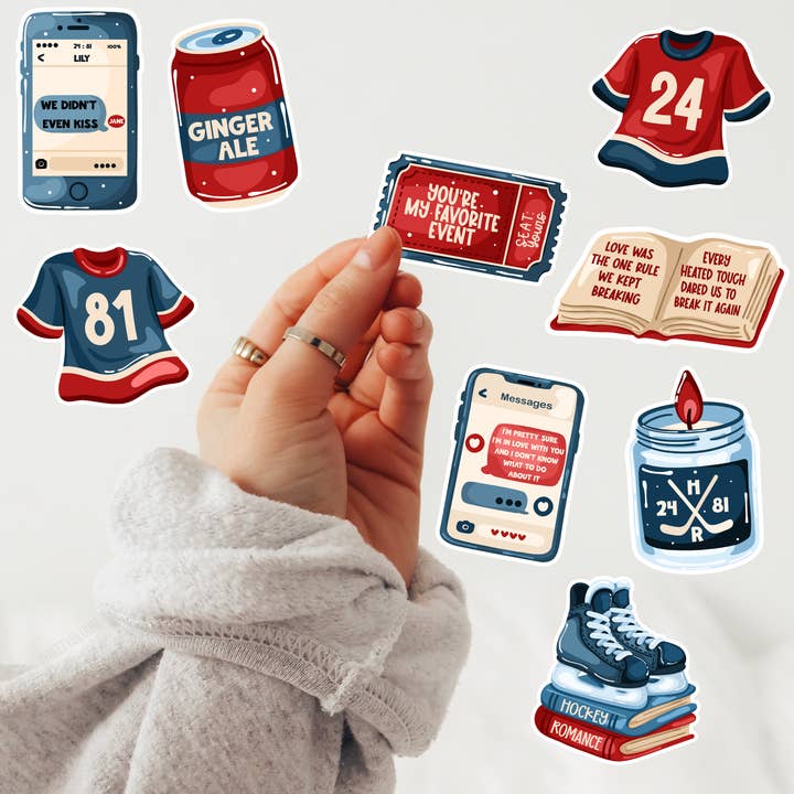 Heated Rivalry Stickers | Hockey | LGBTQ+ for wholesale by brattybloom