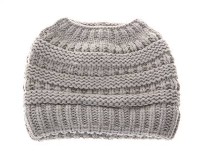 DNMC - Wholesale Beanie - Women's - Messy Bun Ponytail Beanie - 5 Colors!4