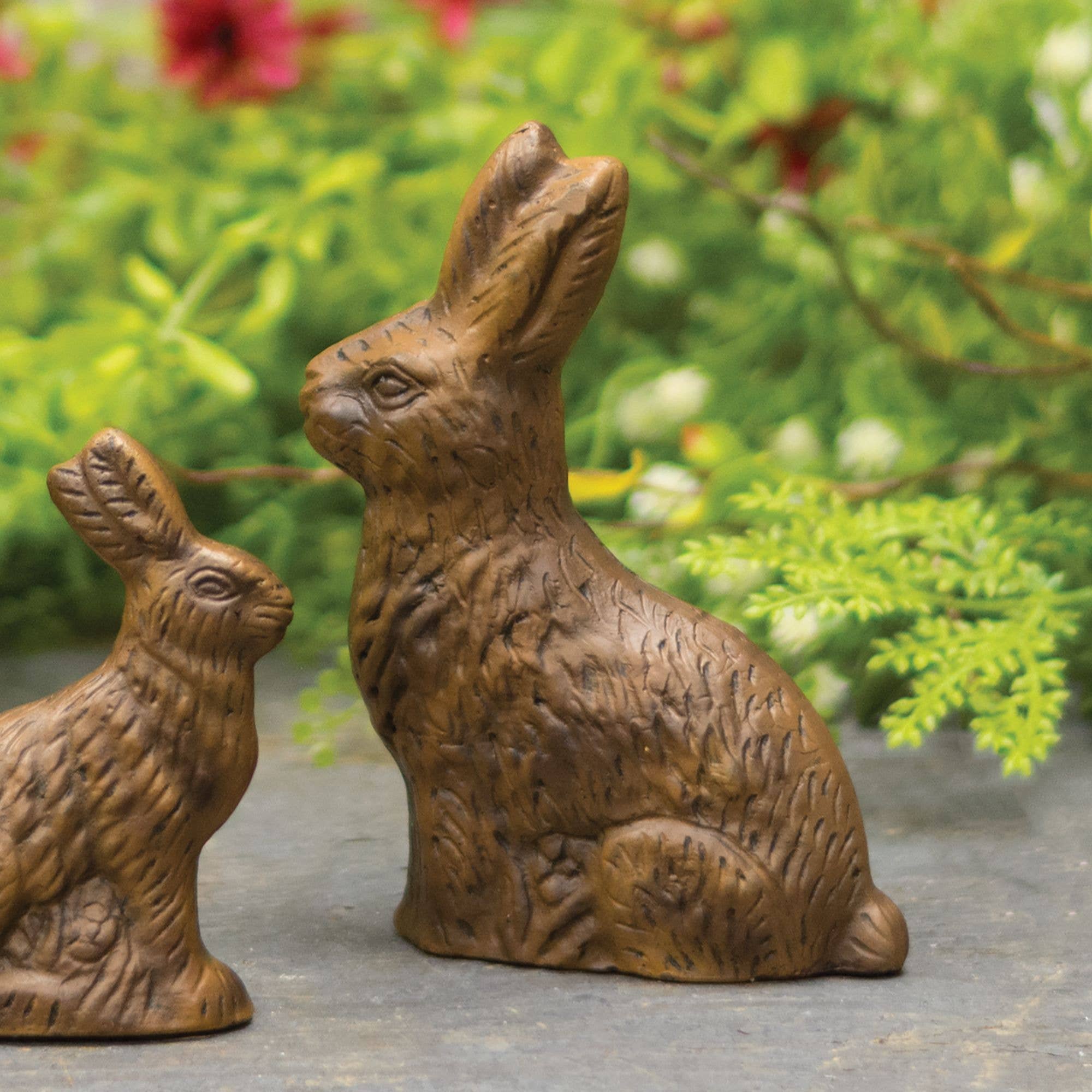 The Hearthside Collection - Wholesale Decorative Figurine - Resin Chocolate Bunny Figurine, 5 inch1