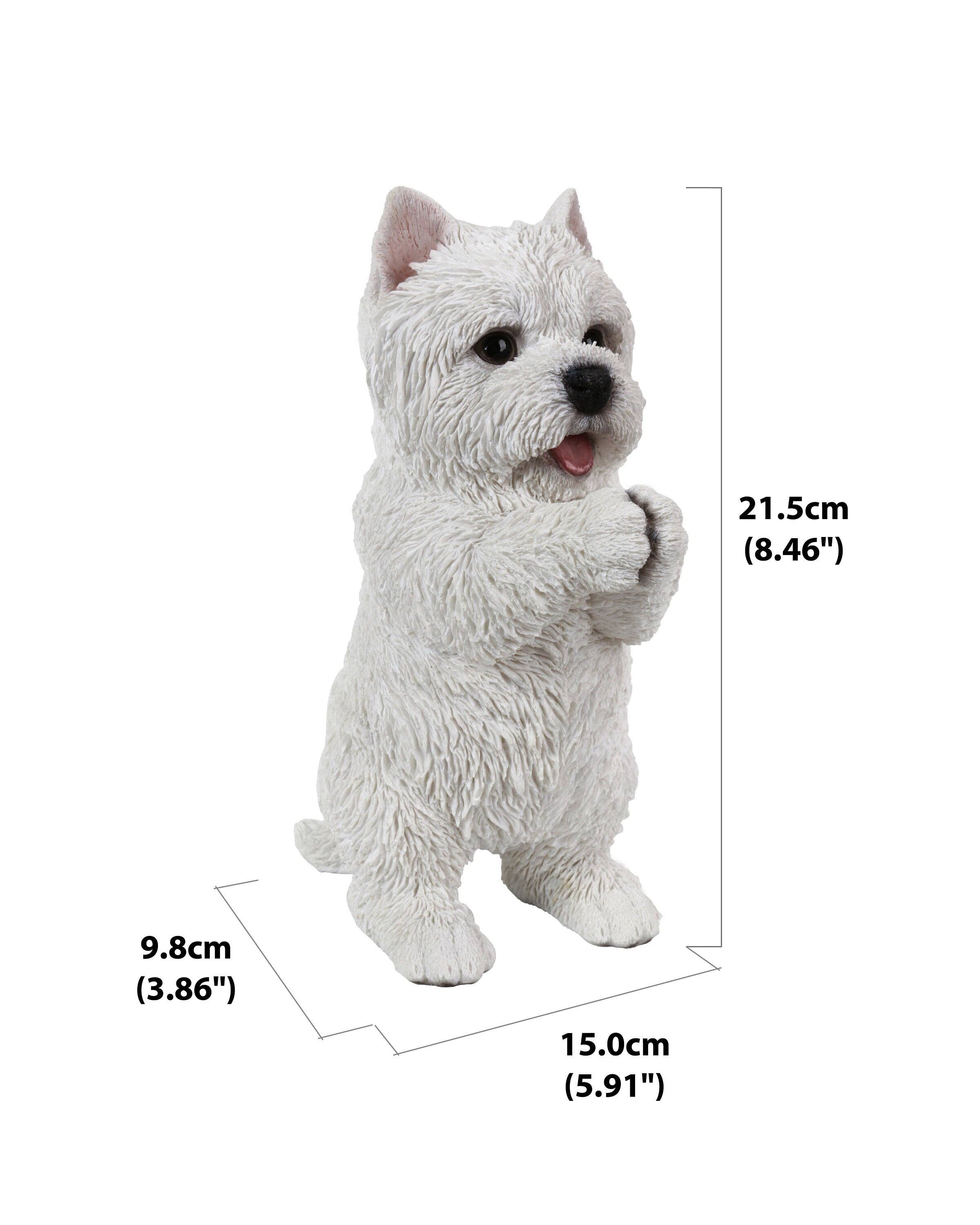 Hi-Line Gift Ltd. - Vente Bibelots/décorations d'extérieur - Statue de jeu Westie Puppy6