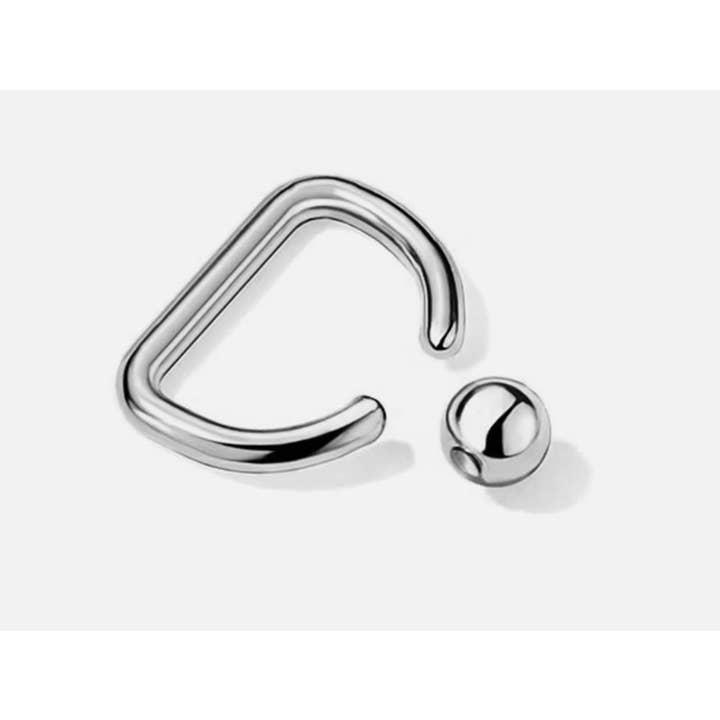 Bodytrend - Wholesale Nipple Ring - Surgical Steel 316L - Nipple D-ring ,NIPPLE RING11