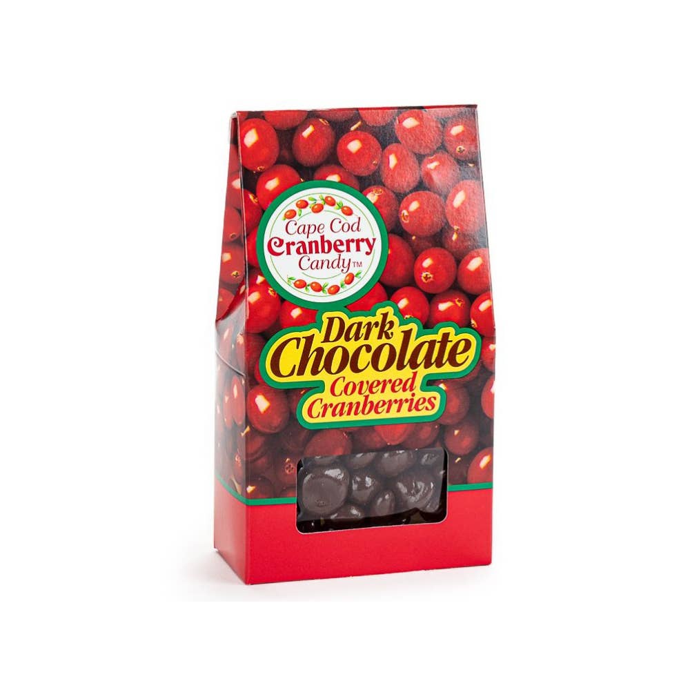Cape Cod Provisions - Vente Friandises enrobées de chocolat - Cranberries enrobées de chocolat noir 113g