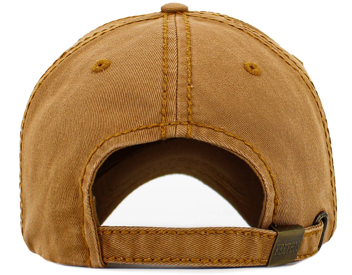 KBETHOS - Vente Casquette de baseball – homme - Casquette vintage délavée Dog Dad19
