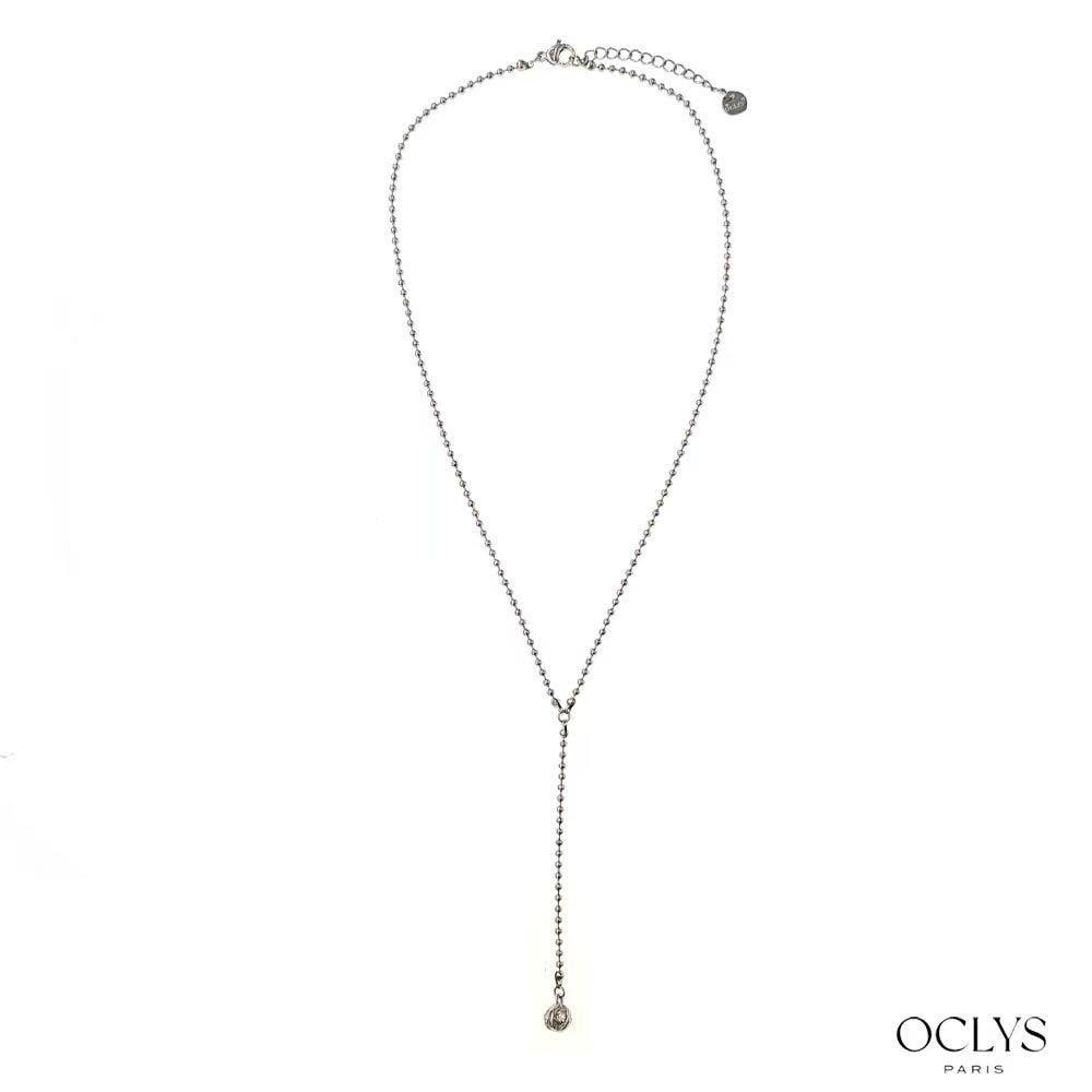 Oclys - Wholesale Y-Neck/Lariat Necklace - Stainless steel necklace with Eve rhinestone bead0
