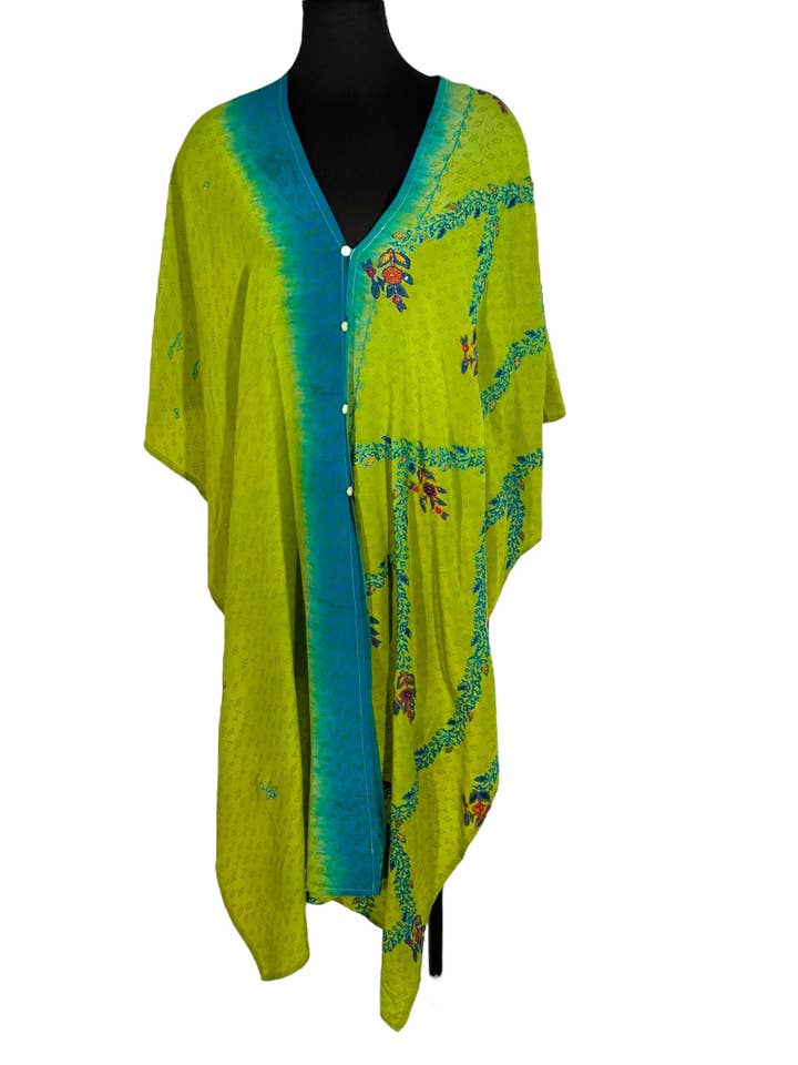 WWF-109 Willow Wrap in Fancy Vintage Silk for wholesale by Silk Ranch