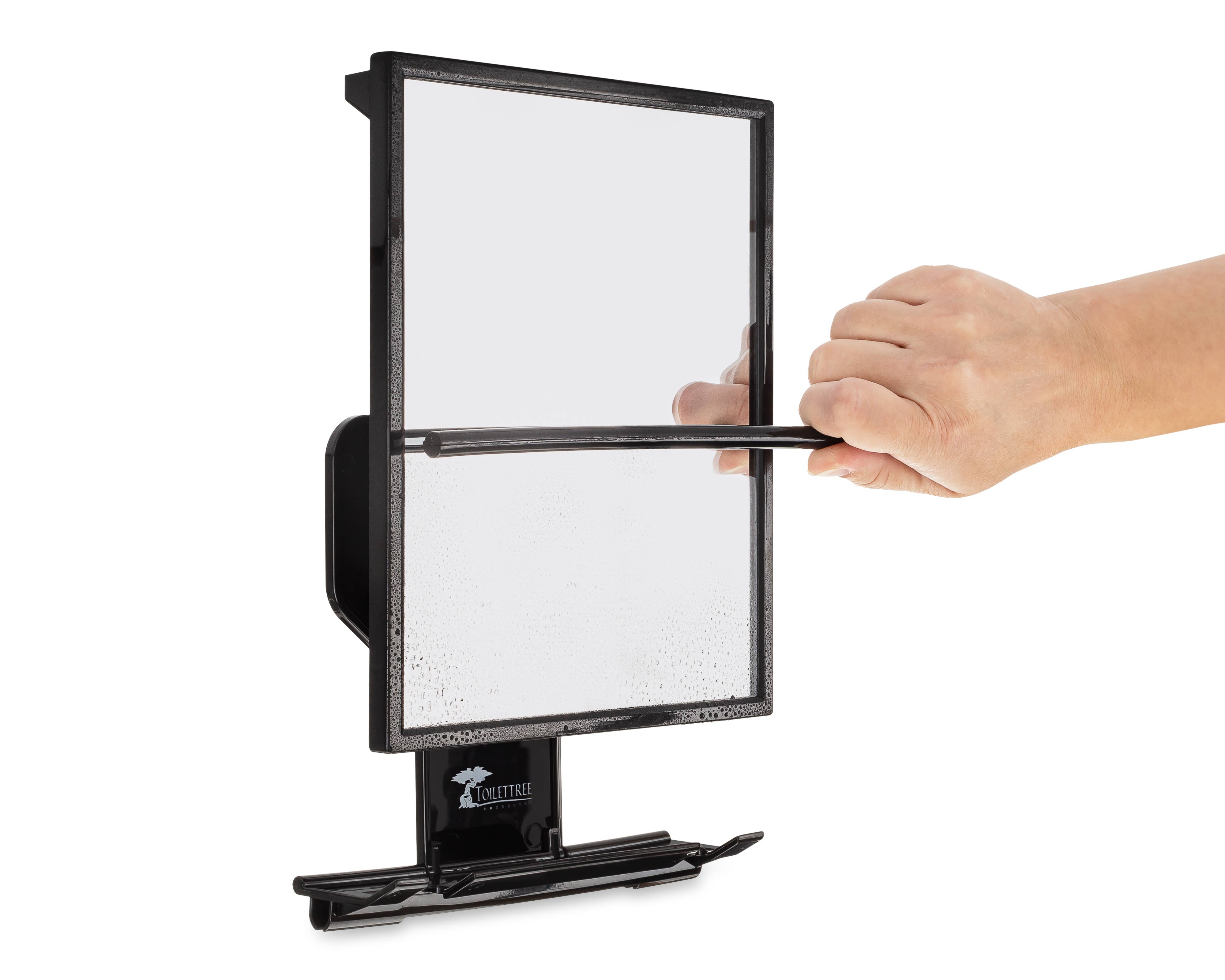 ToiletTree Products - Wholesale Bathroom Mirror - Deluxe Fogless Shower Mirror with Shelf and Squeegee11